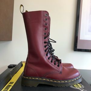 Dr Martens Cherry Red 14 Hole 

Brand New In Box